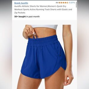 Blue Women's Athletic Shorts